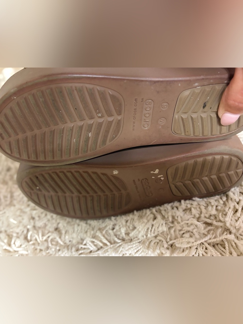 Crocs Women's Brooklyn Buckle Low Wedges - Khaki - Picture 5 of 6